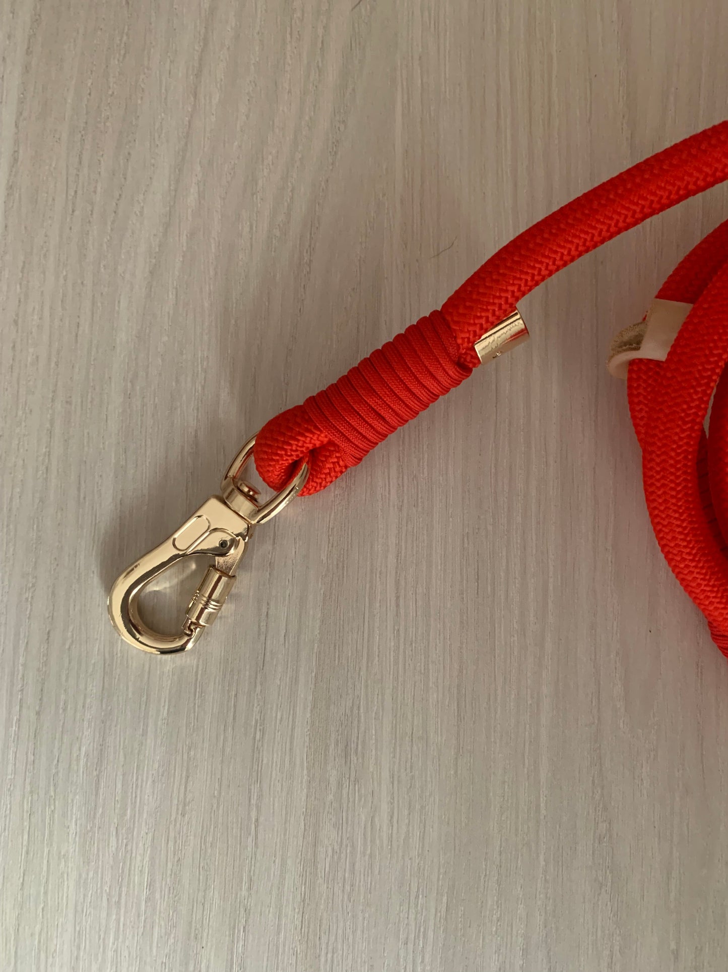 Crimson Red Rope Leash