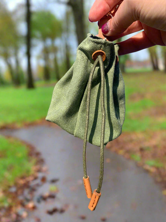 Drawstring Dog Treat Pouch