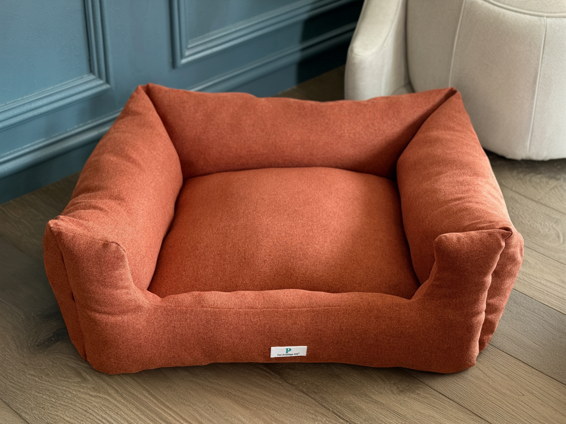 Prestige Natural oatmealLounger Luxury Dog Bed for Mid-to-Large Dogs -Dog Bed