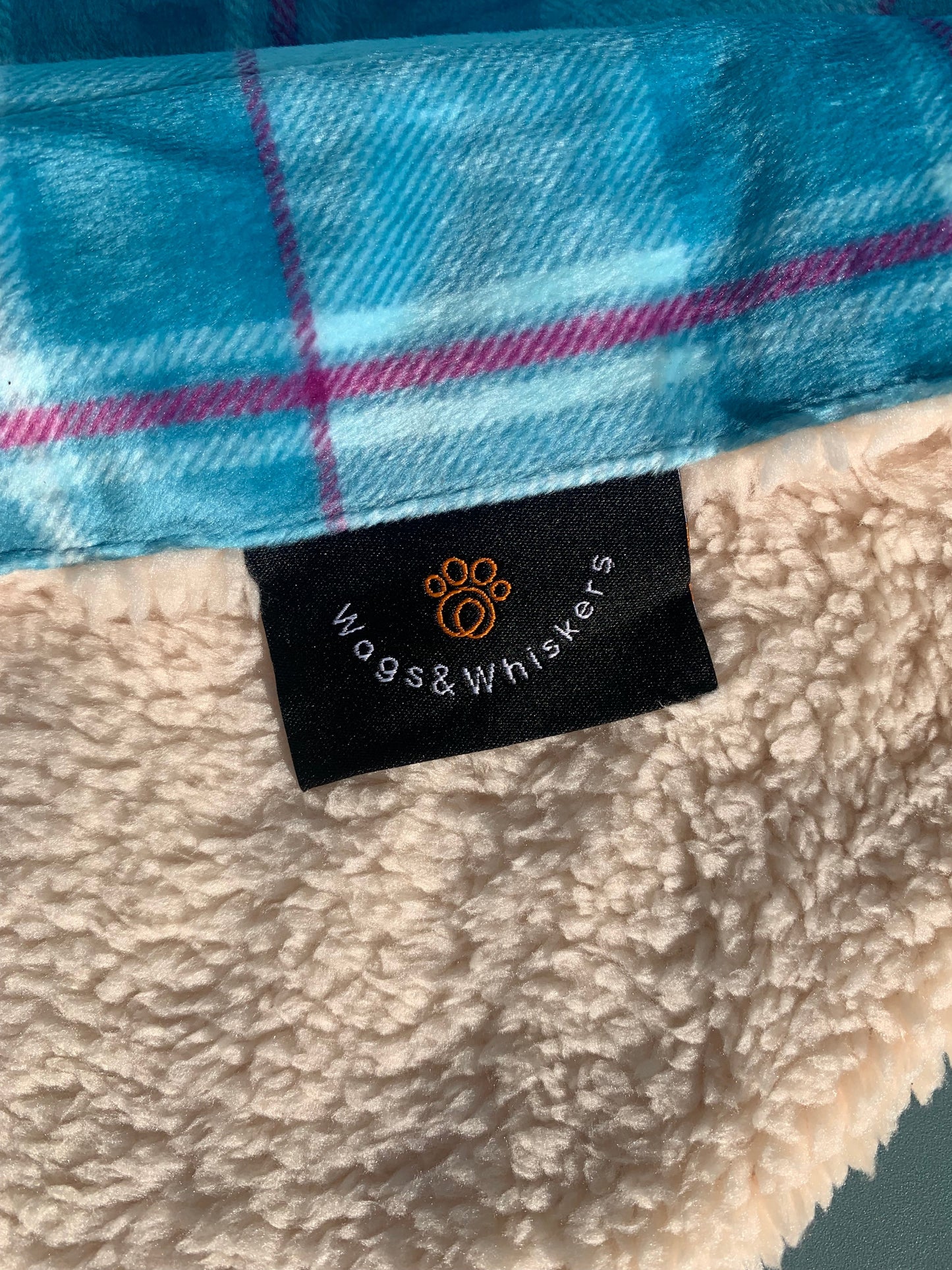 Snuggle Blanket Turquoise Tartan