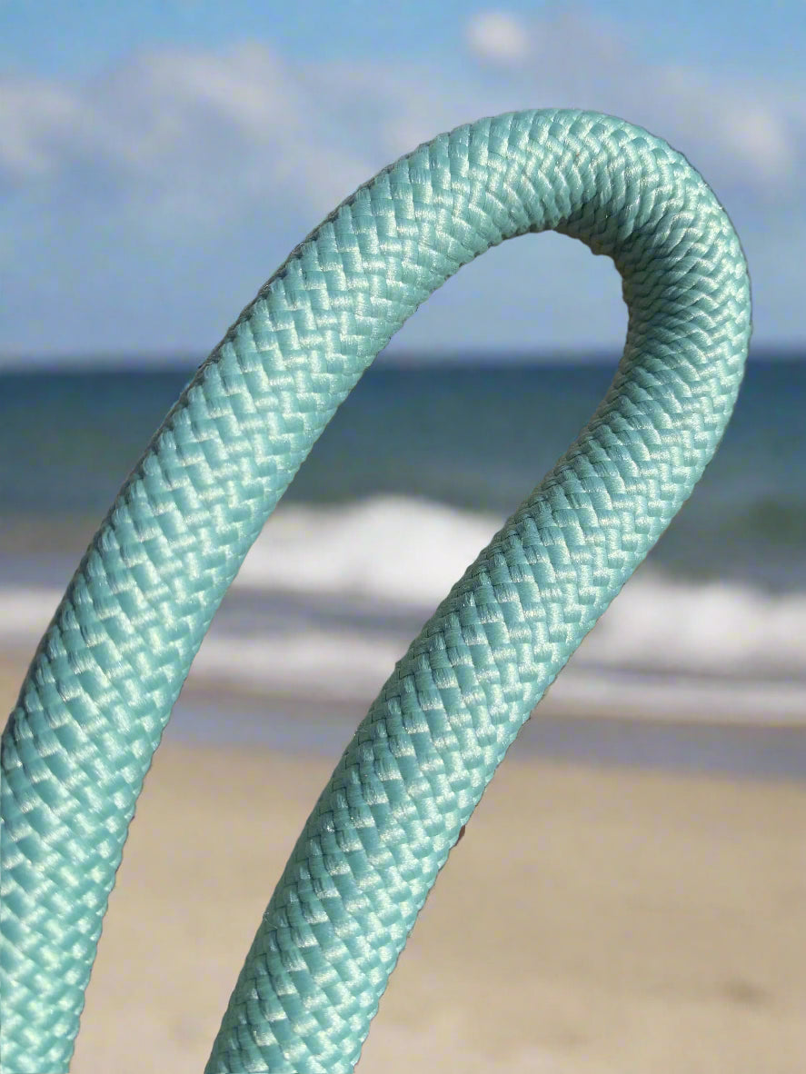 Soft Green Rope Dog Leash