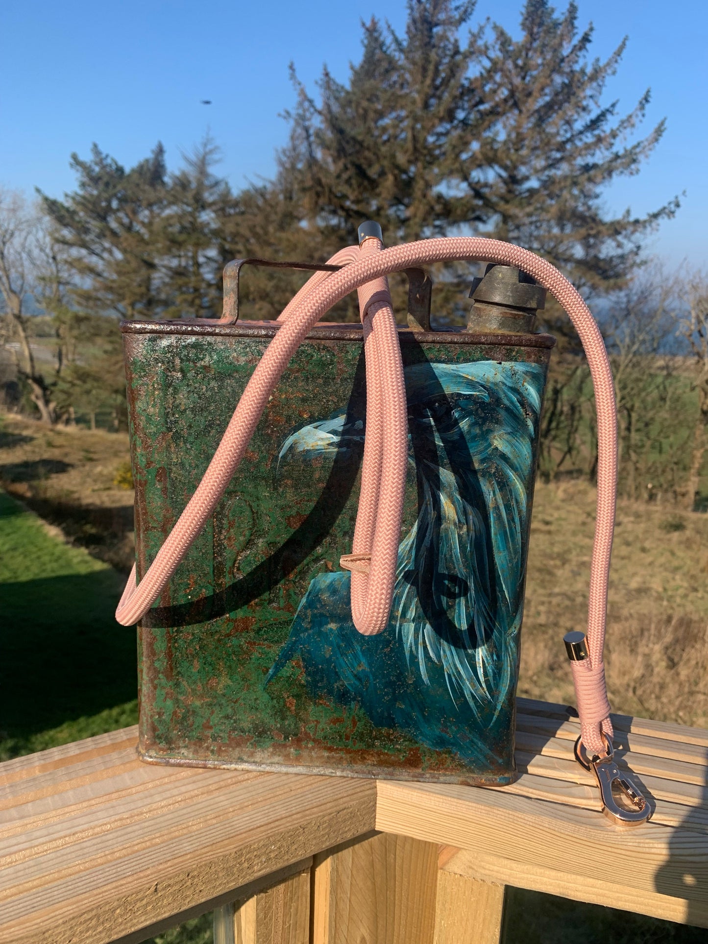 Blush Pink Rope Dog Leash