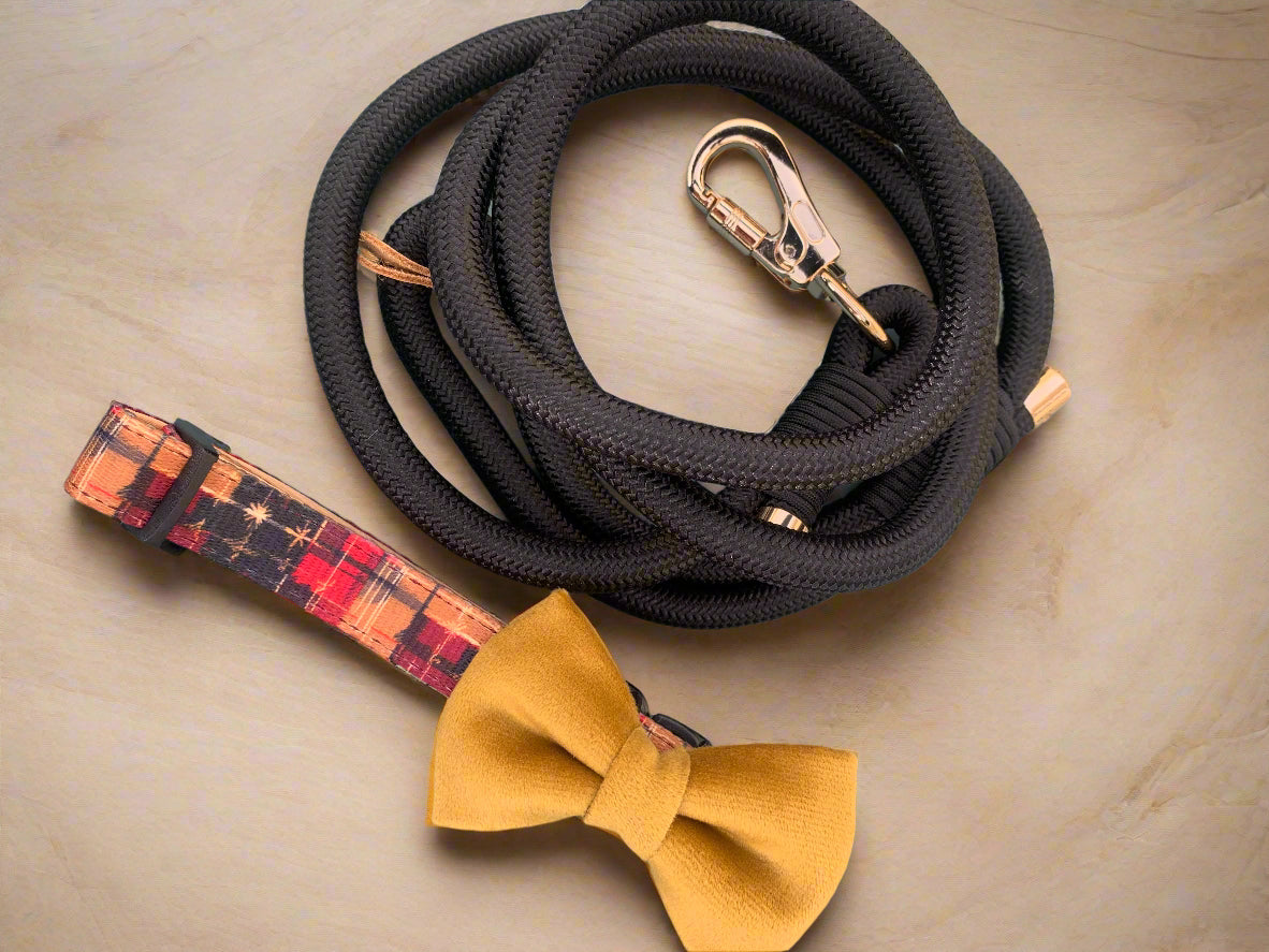 Shadow Black Rope Leash