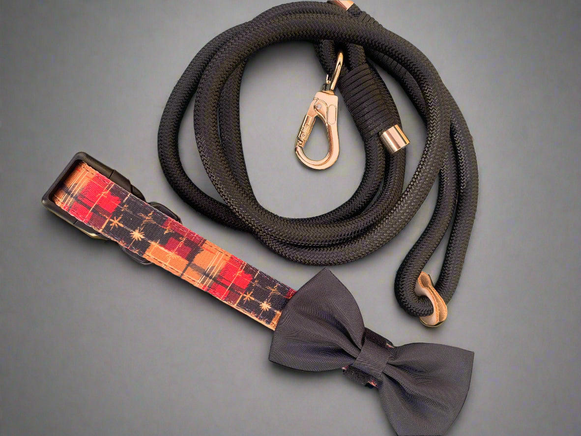 Shadow Black Rope Leash