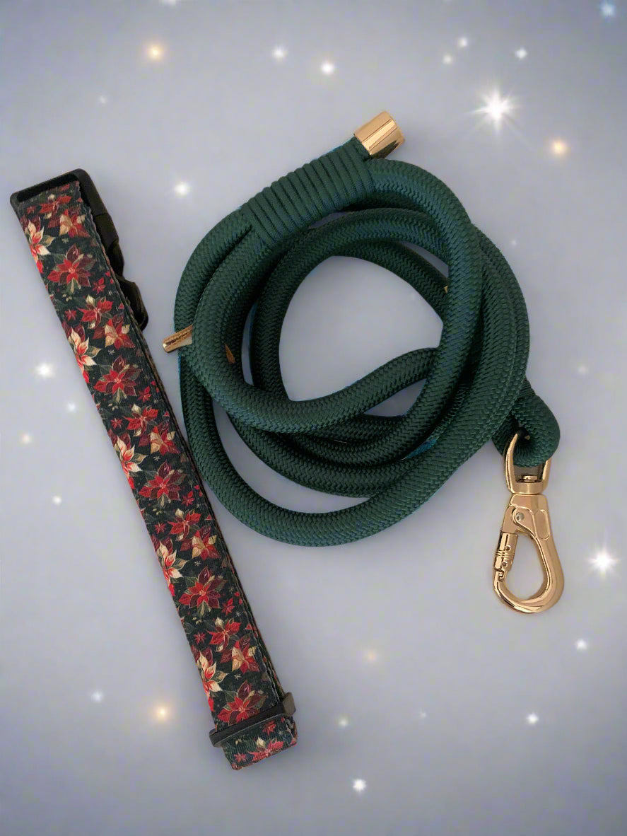 Forest Green Rope Leash
