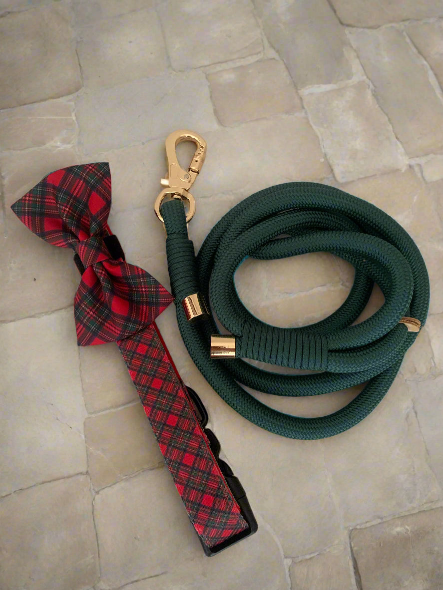 Forest Green Rope Leash